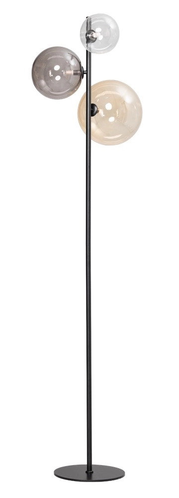 Lampe de pied en verre Shelly avec des ampoules