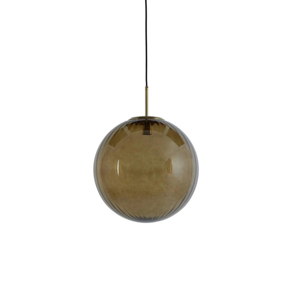 Lampe suspendue Magdala Ø 40 cm d’ambre