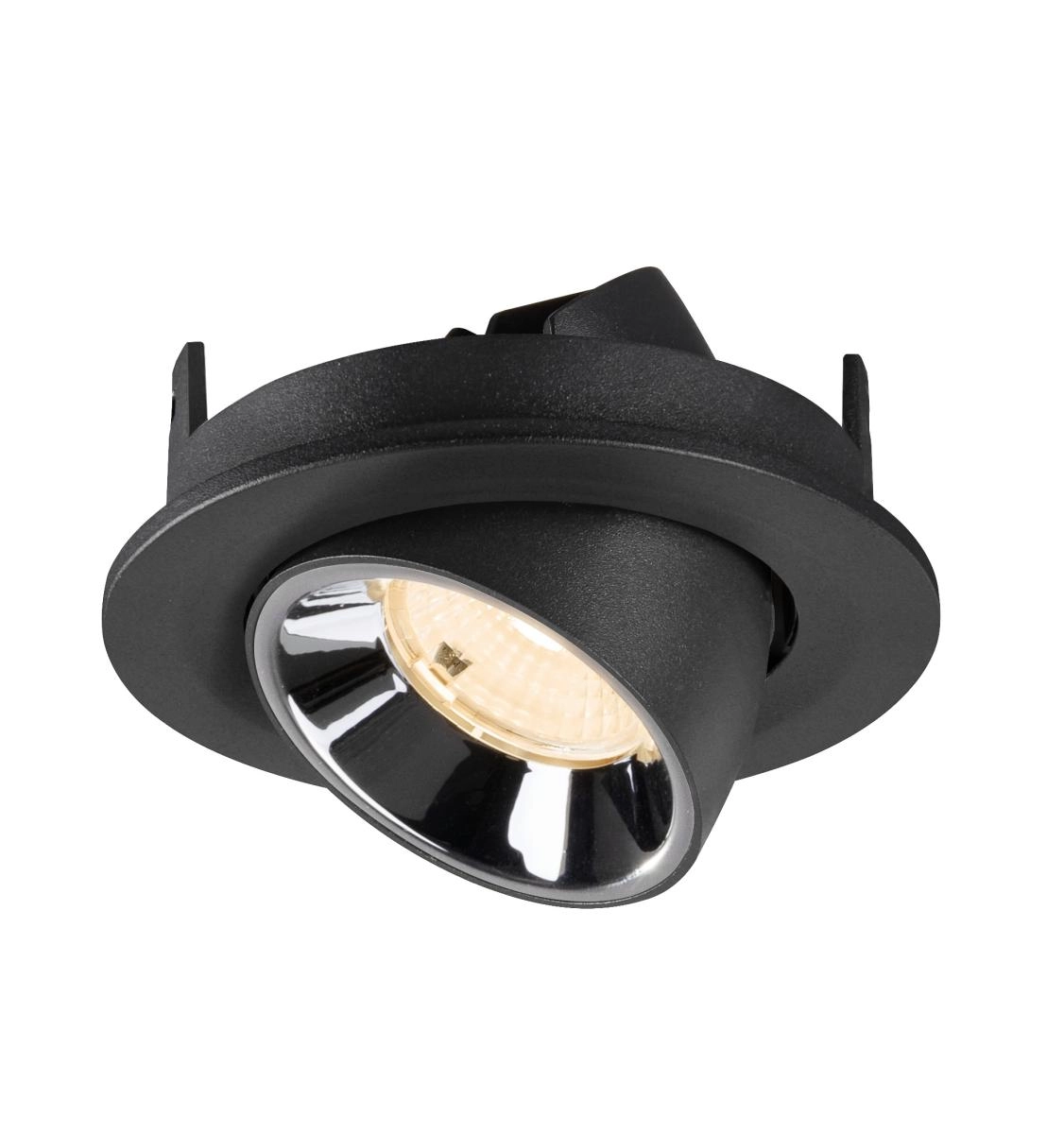 Spot encastré Numinos Gimble S noir/chrome 2700K - 55 deg SLV 4024163313674