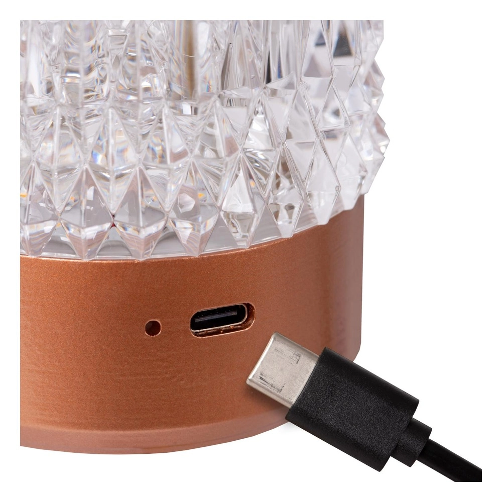 Lampes de table rechargeables Lily Jeu de 3 pièces en cuivre Lucide 5411212461094