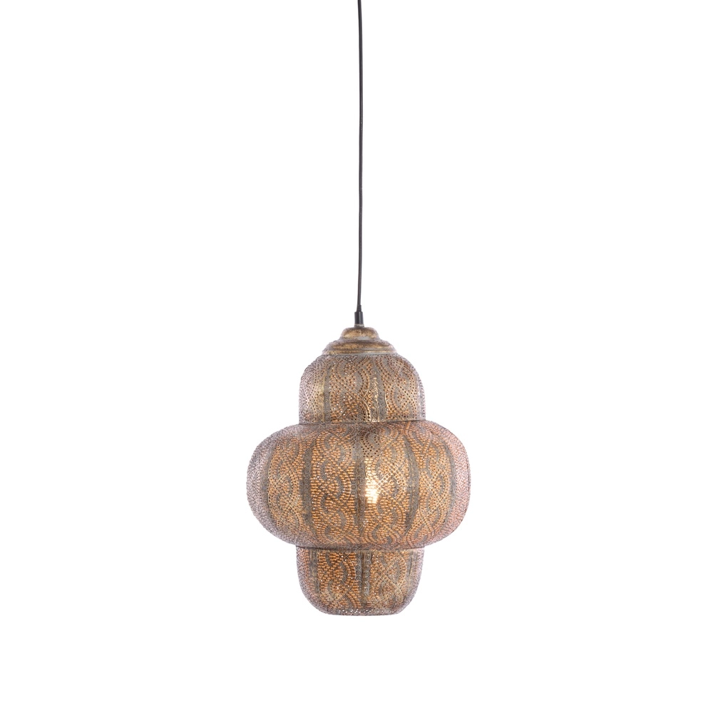 Lampe pendante Tiffany Ryota brun Ø 30,5 cm Light & Living 8717807831394