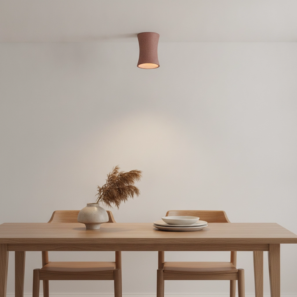 Plafonnier Pelia rouge