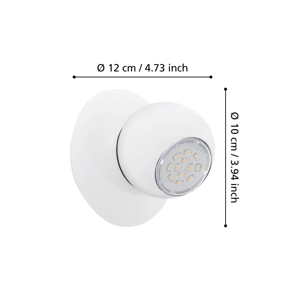 Éclairage mural Norbello 3 Blanc Eglo 9002759931674