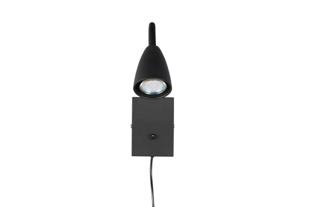 Lampe de lecture flexible Wanda Noir Trio 4017807524079