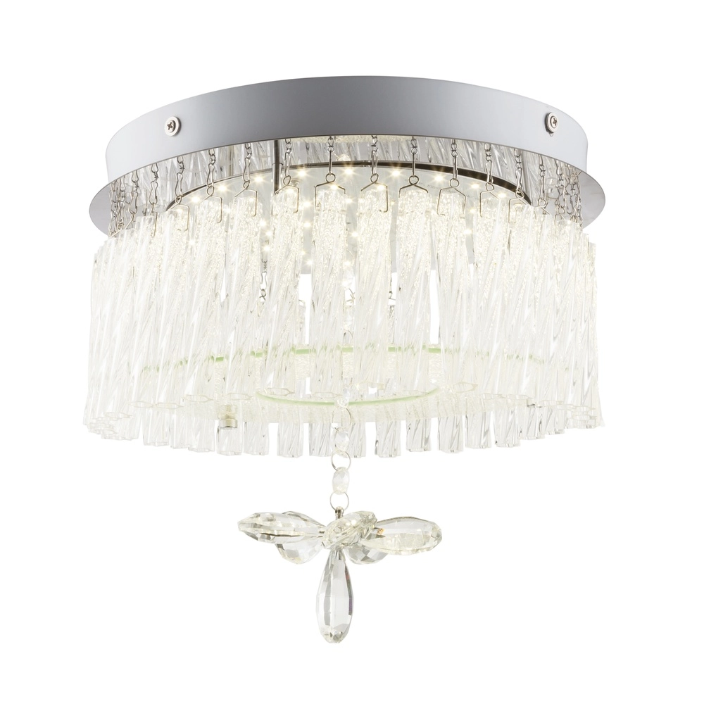 Lampe de plafond ronde Mathilda Chrome Globo 9007371334346