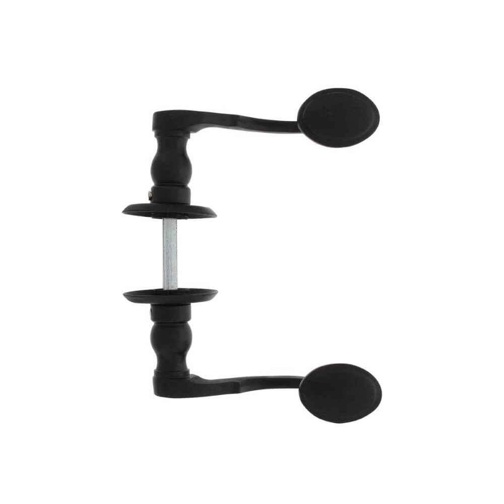 Poignée de porte classique Posthoorn Trou de vis noir Intersteel 8714186486023