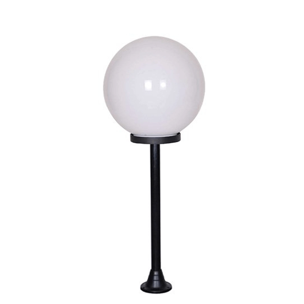 Lampe de jardin Globe Bolano 191cm. opale debout Lampe de jardin Globe Bolano 191cm. opale debout