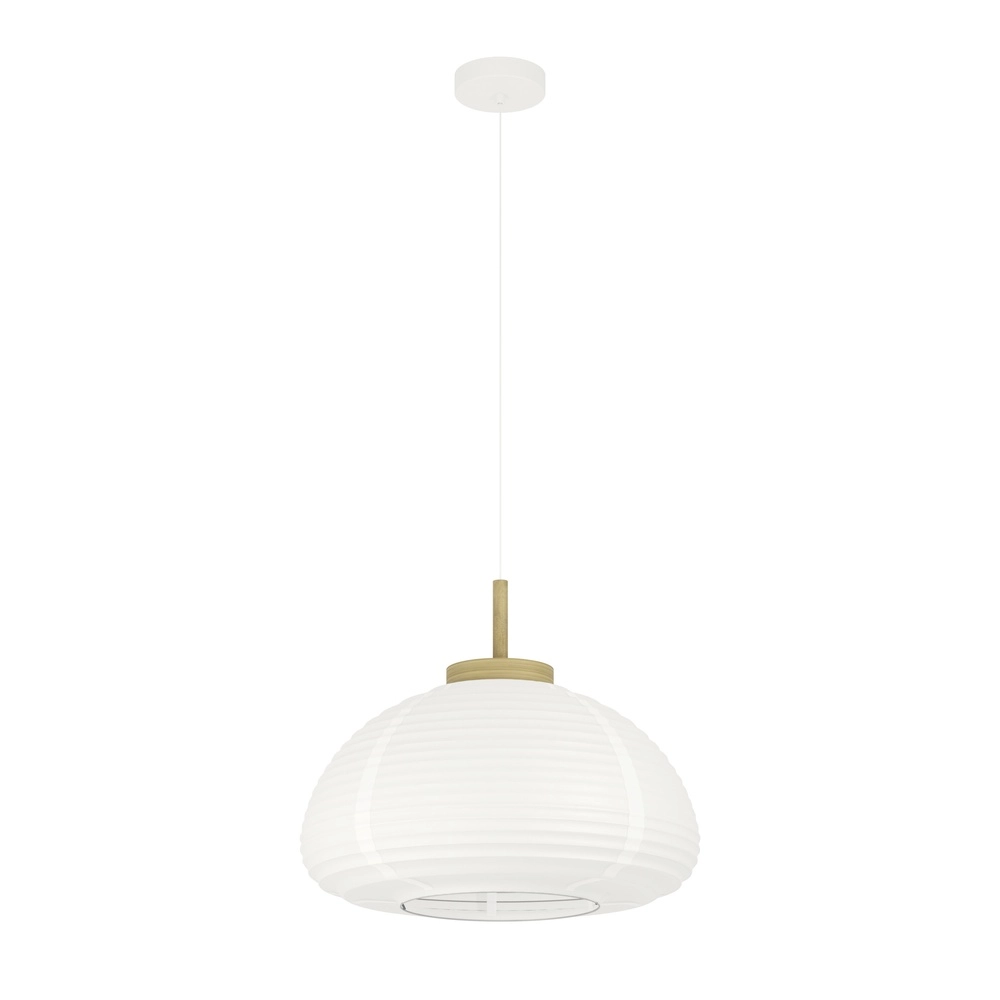 Lampe suspendue Summerhill Ø 55cm - papier de voyage