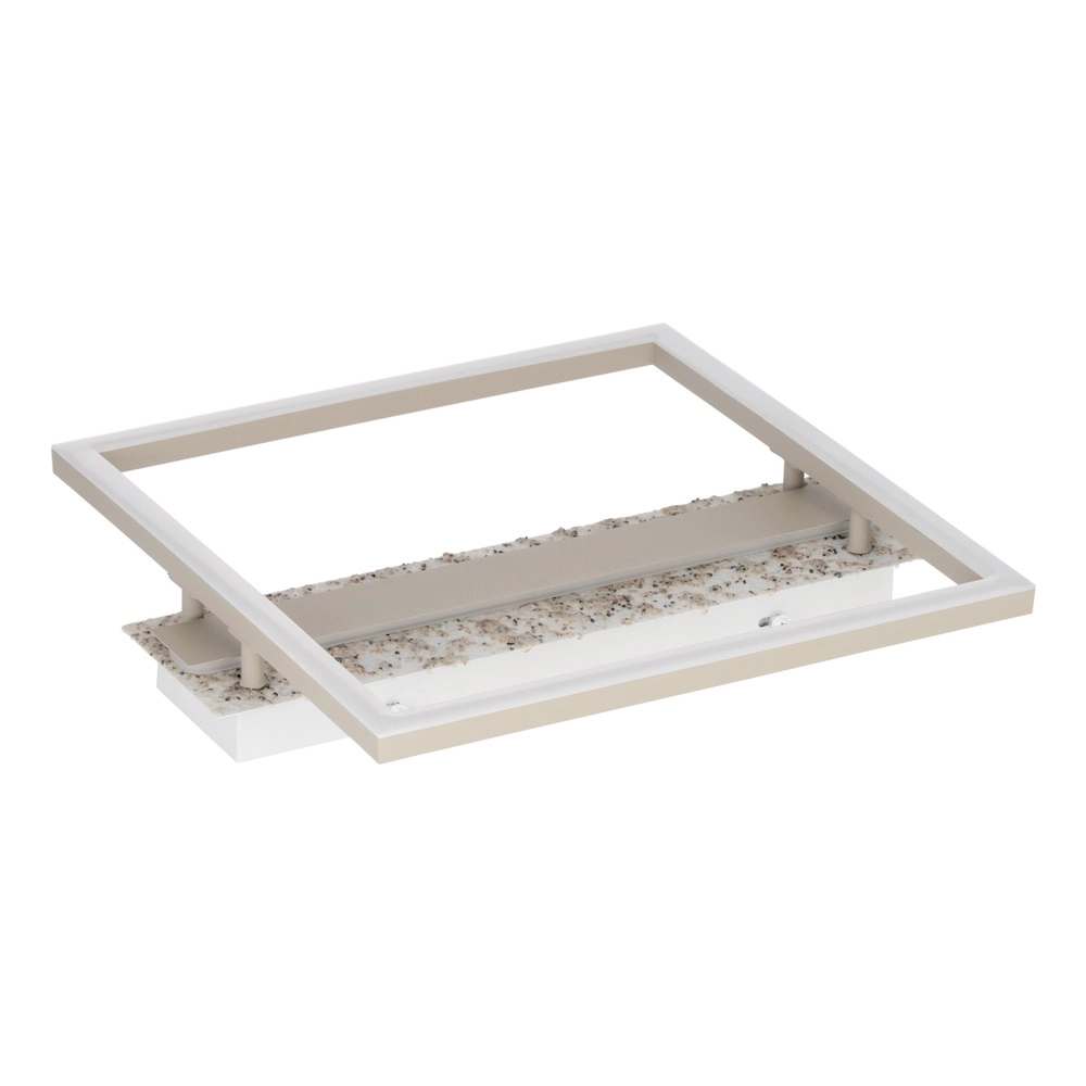 Lampe de plafond moderne Crispieri Carré Gris