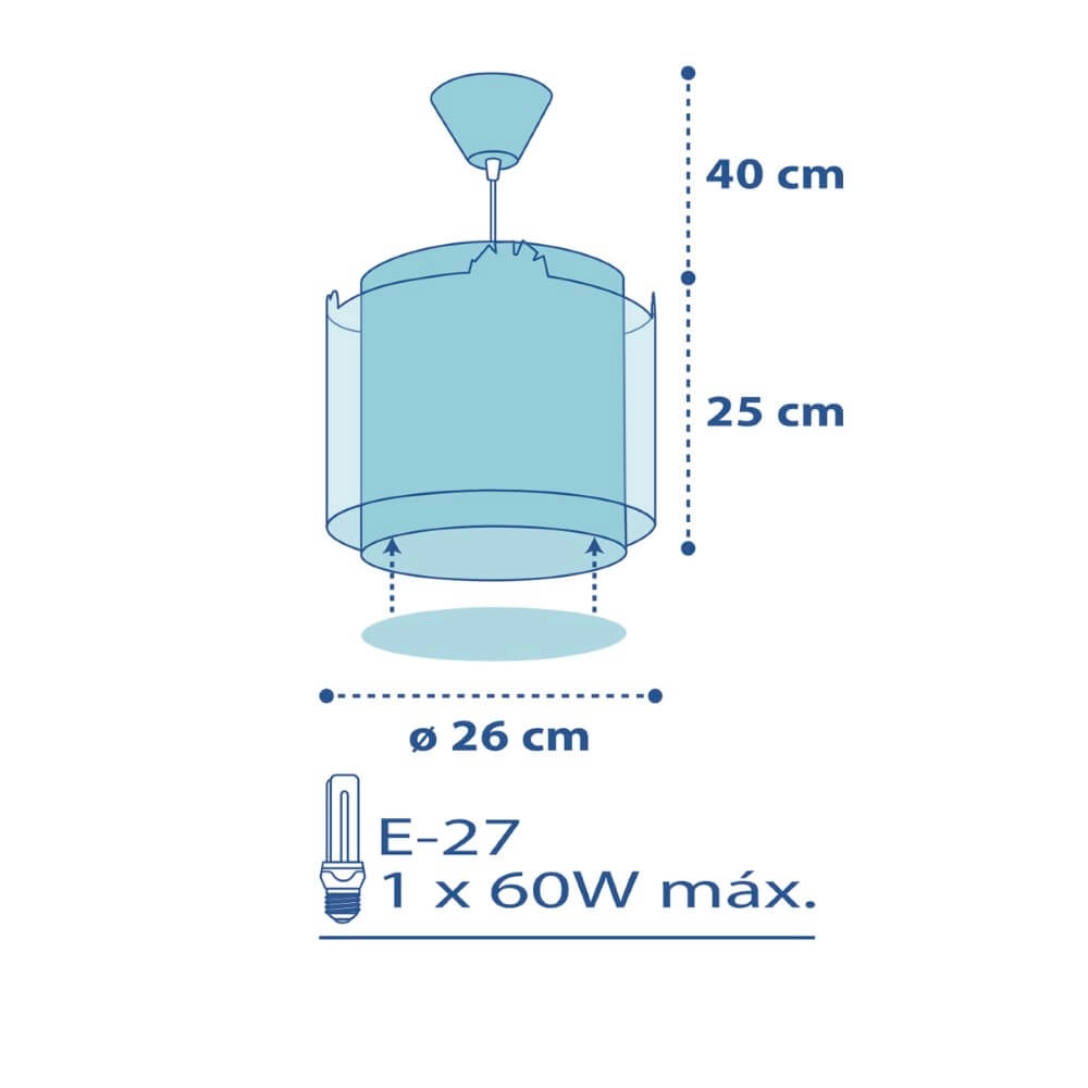 Lampe suspendue Little Jungle la Chambre des enfants Dalber 8420406761121