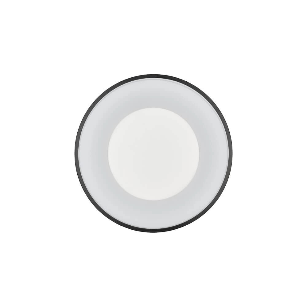 Plafonnier rond Nikki Round noir Ø 38cm Lyora 5903139112062