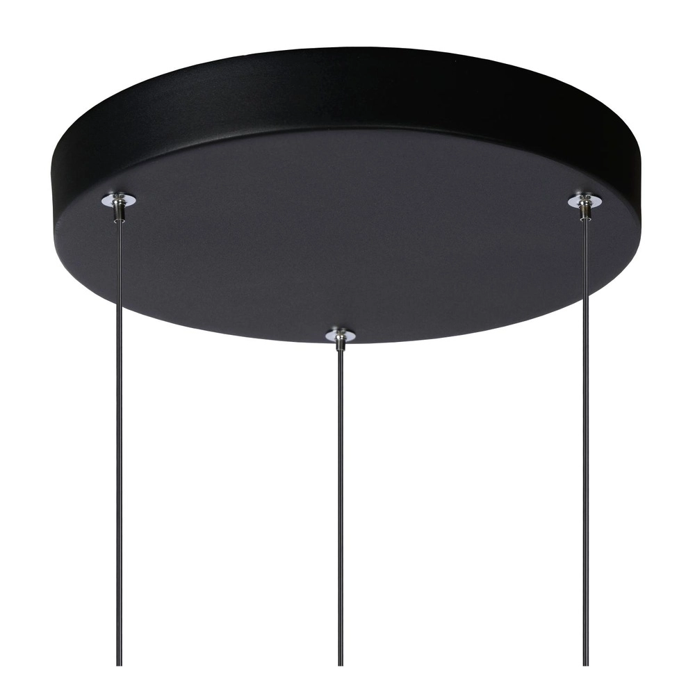 Lampe pendante à 3 lumières Tubule Noir Lucide 5411212241863