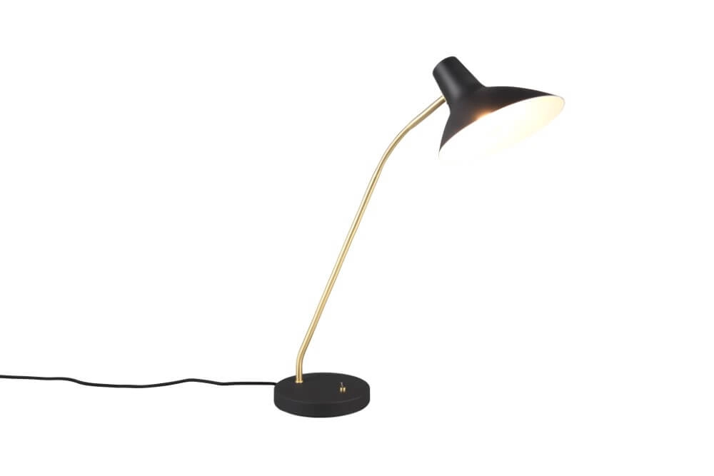 Lampe de bureau élégante Traveller noir Trio 4017807613711