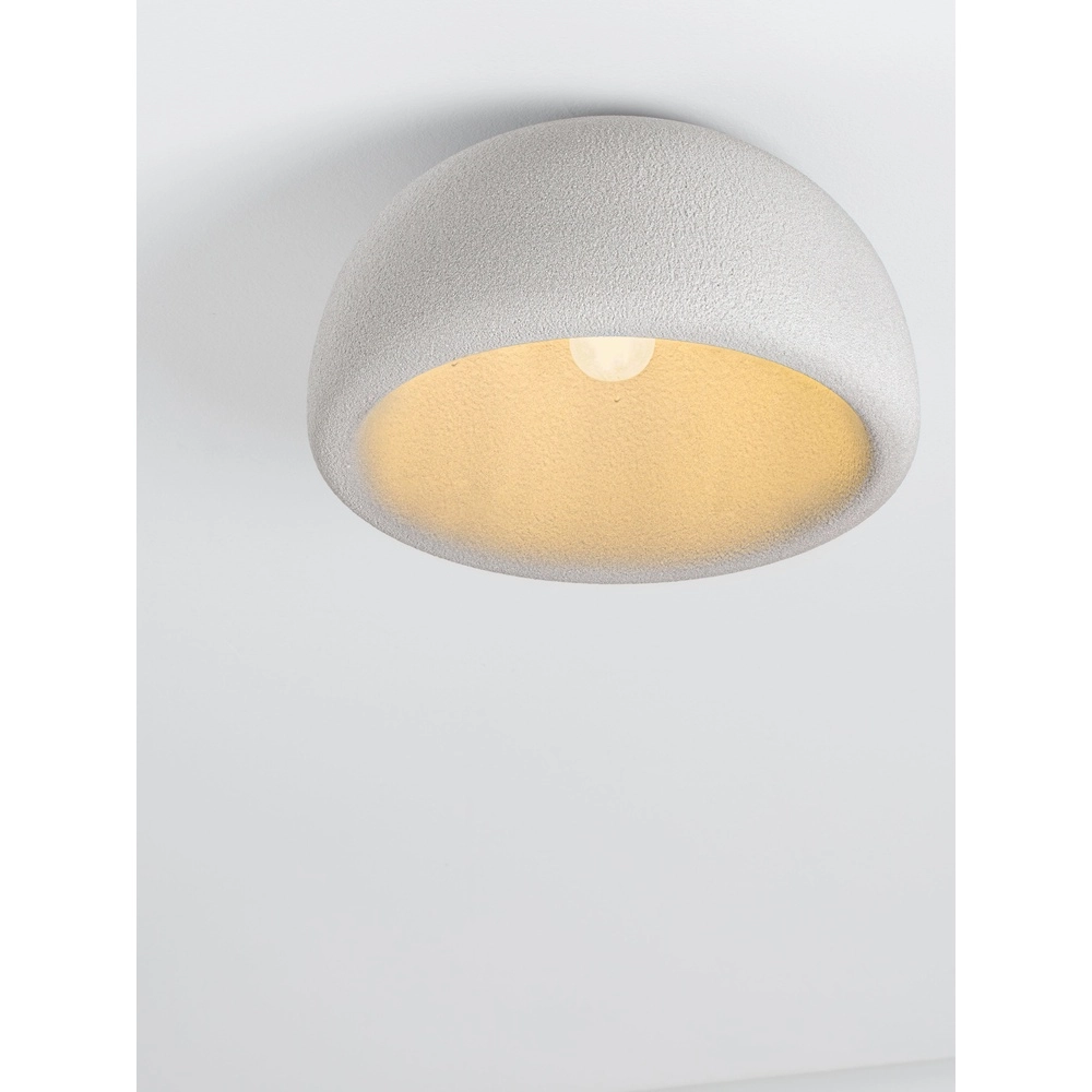 Lampe de plafond moderne Davo gris Ø 43cm