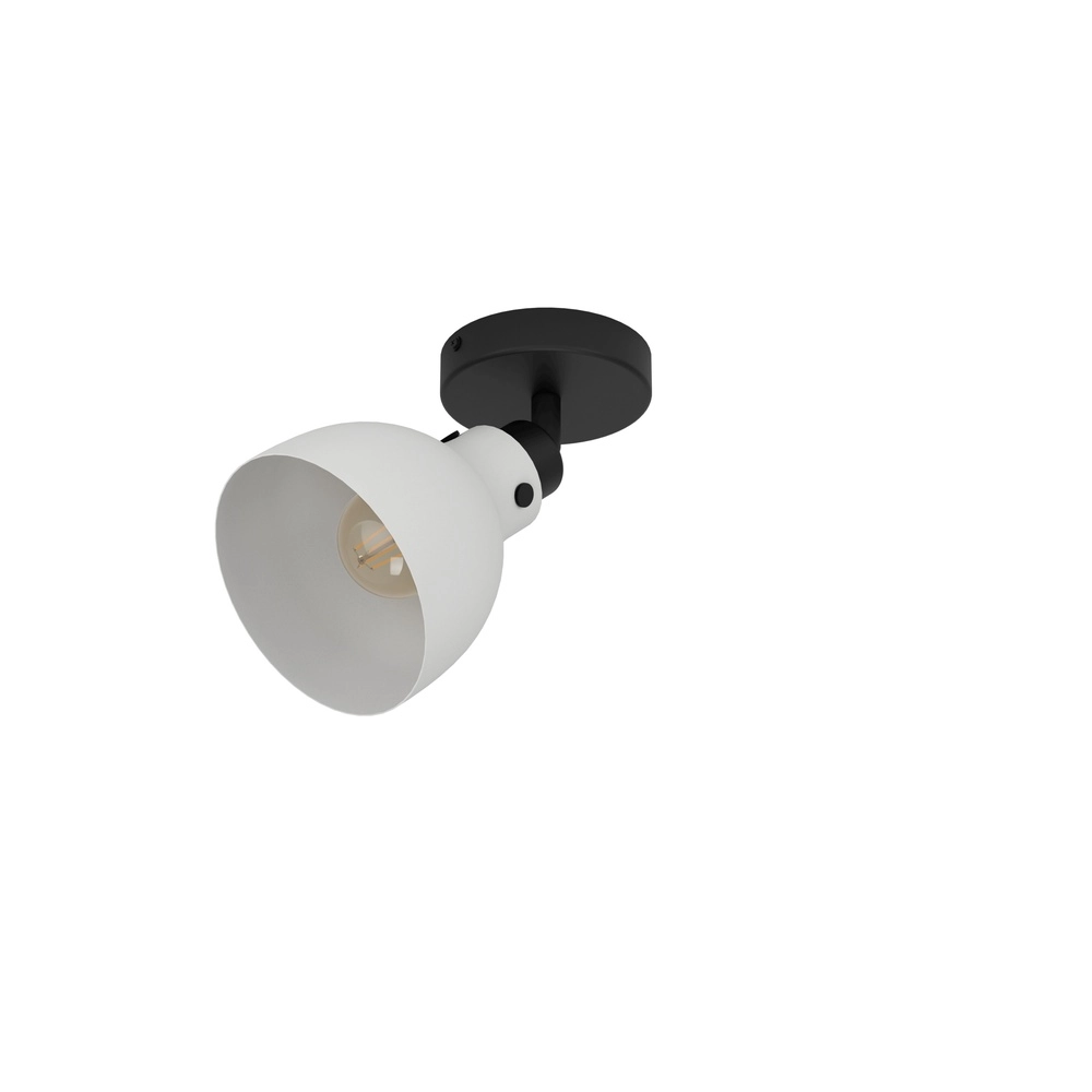 Lampe de plafond grise Matlock 1x E27 - conception
