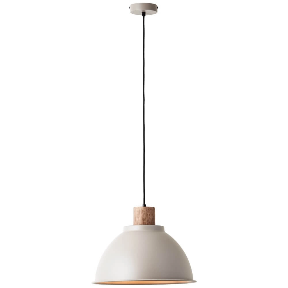 Lampe suspendue Erena Ø 38cm taupe Brilliant 4004353413056