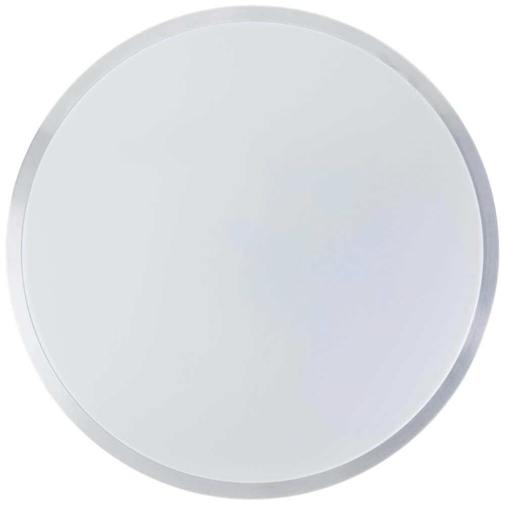 Plafonnier en nickel Livius avec blanc Ø 48,5cm Brilliant 4004353426483