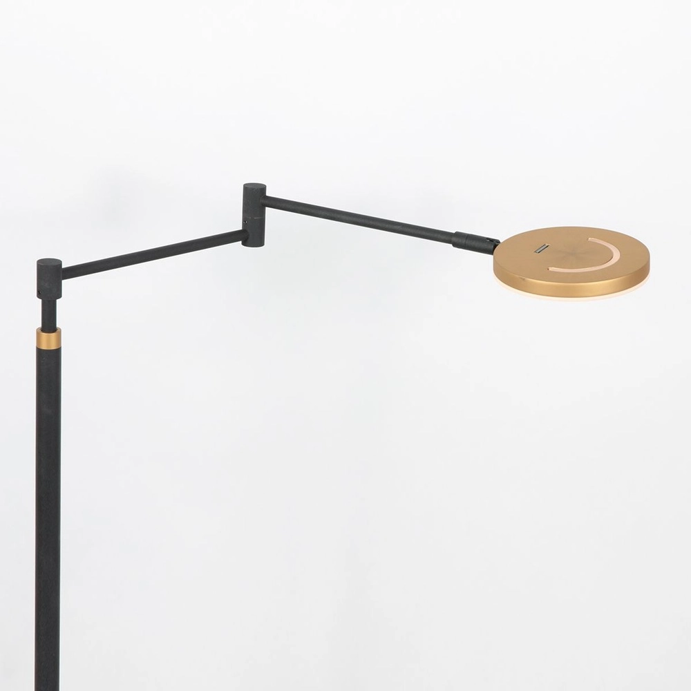 Lampe de lecture design Soleil noir avec capuchon doré Steinhauer 8712746177381