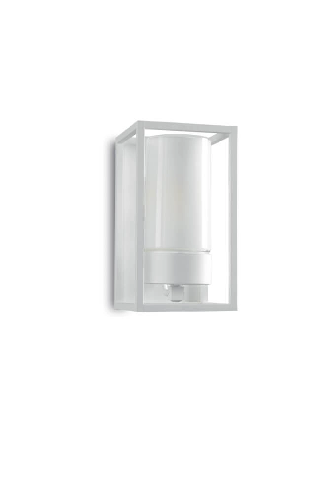 Lampe d’extérieur blanche Cubic3 verre blanc