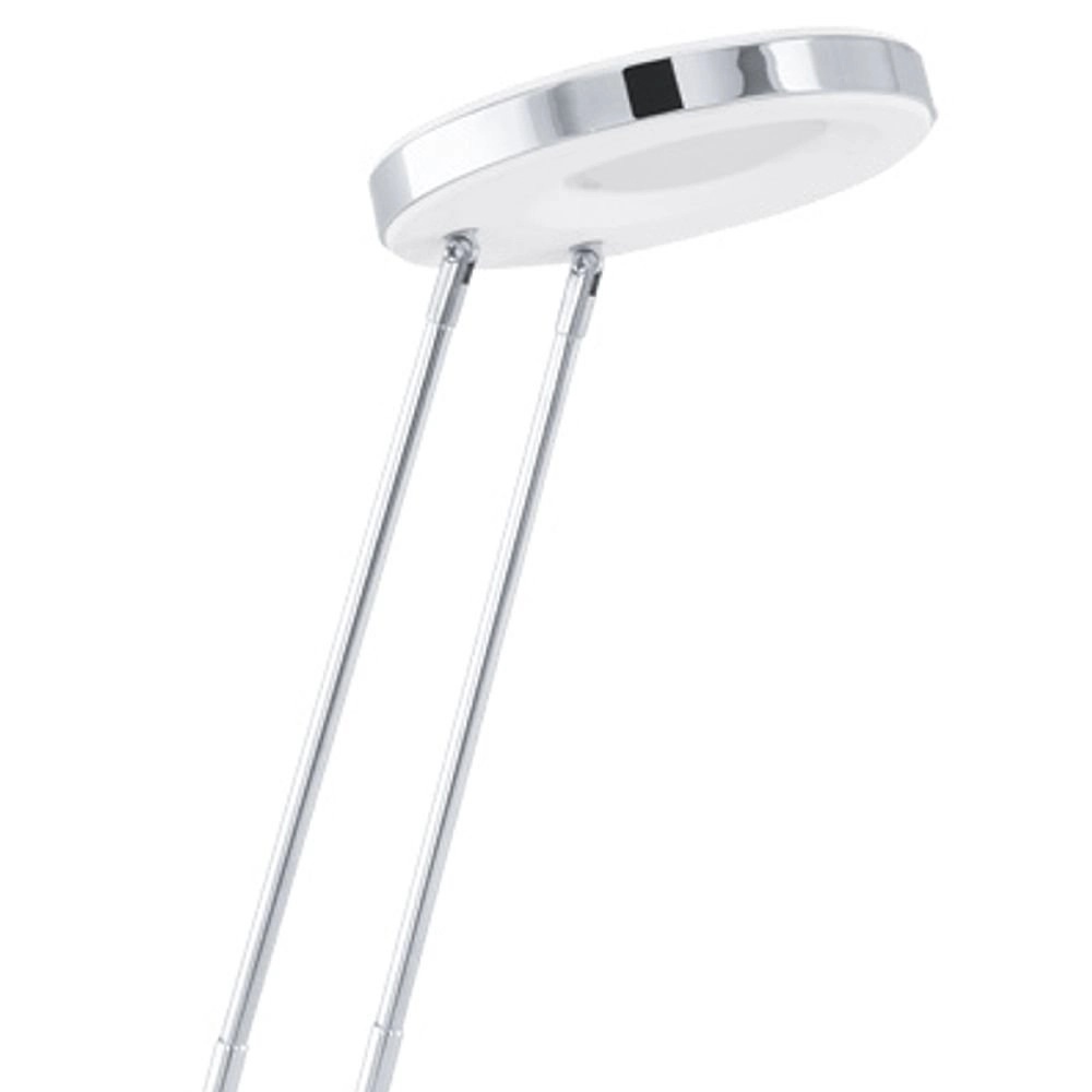 Lampe de table LED Gexo gris métallisé avec du blanc Eglo 9002759930776