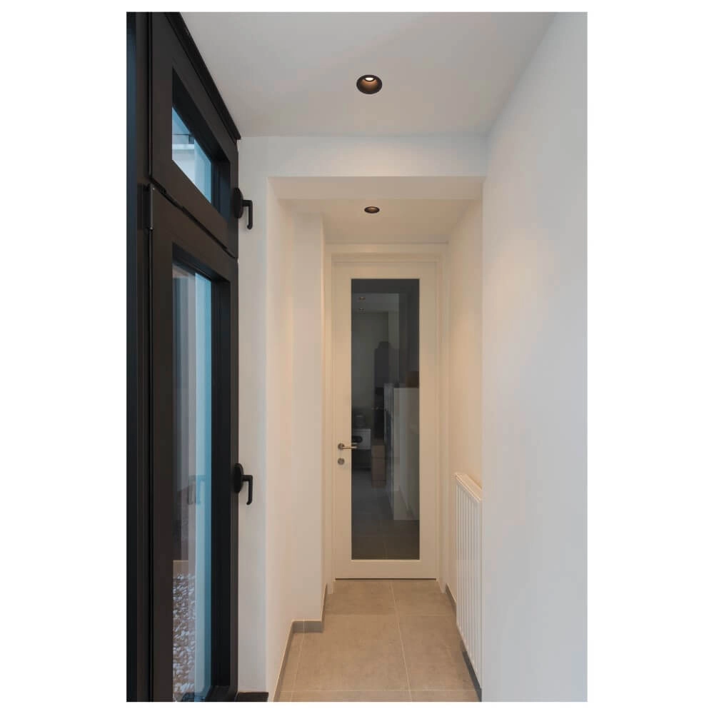 Spot LED encastrable Horn noir - approfondi - 3000K SLV 4024163228176