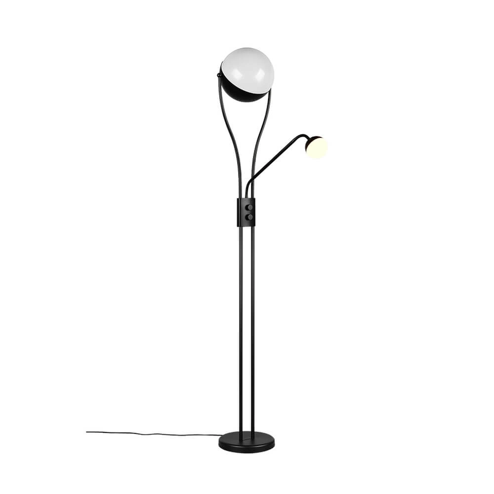 Lampe de lecture Chris noir 2 lumières Trio 4017807642964