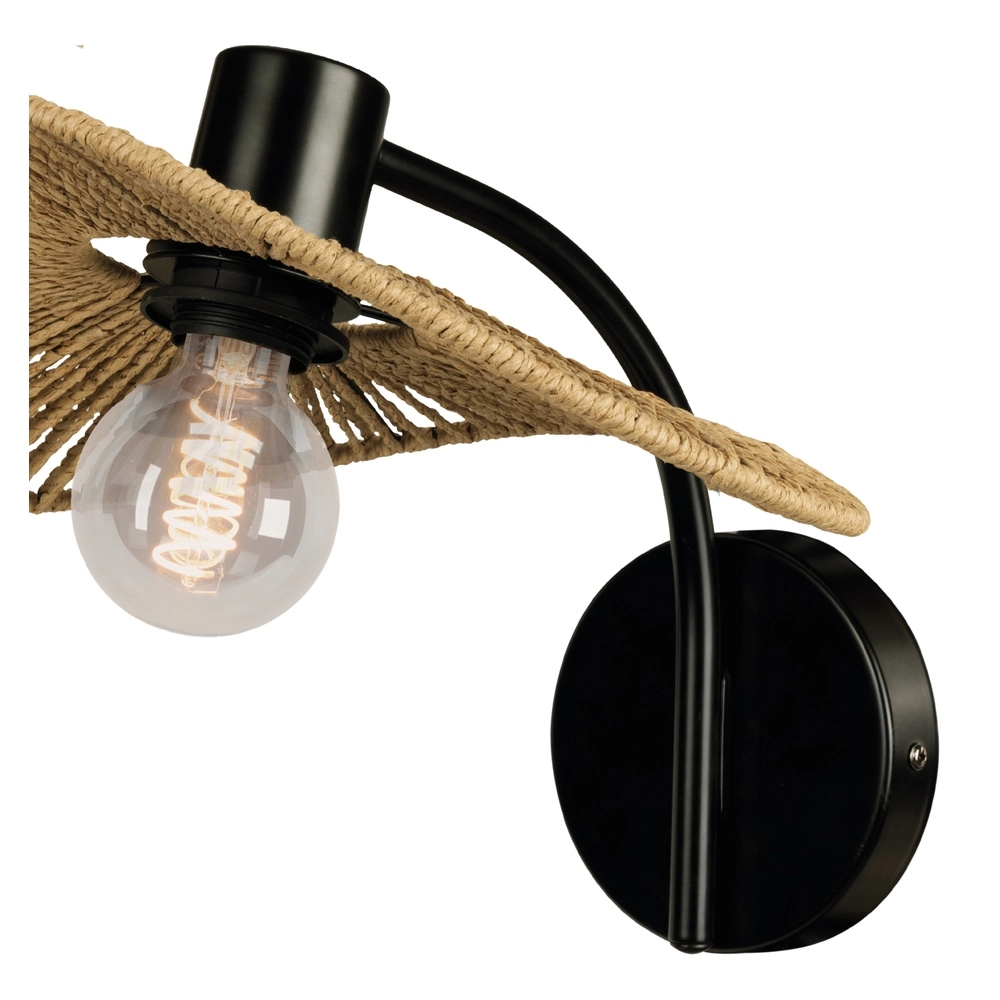 Lampe murale en rotin Siruela Eglo 9002759319649