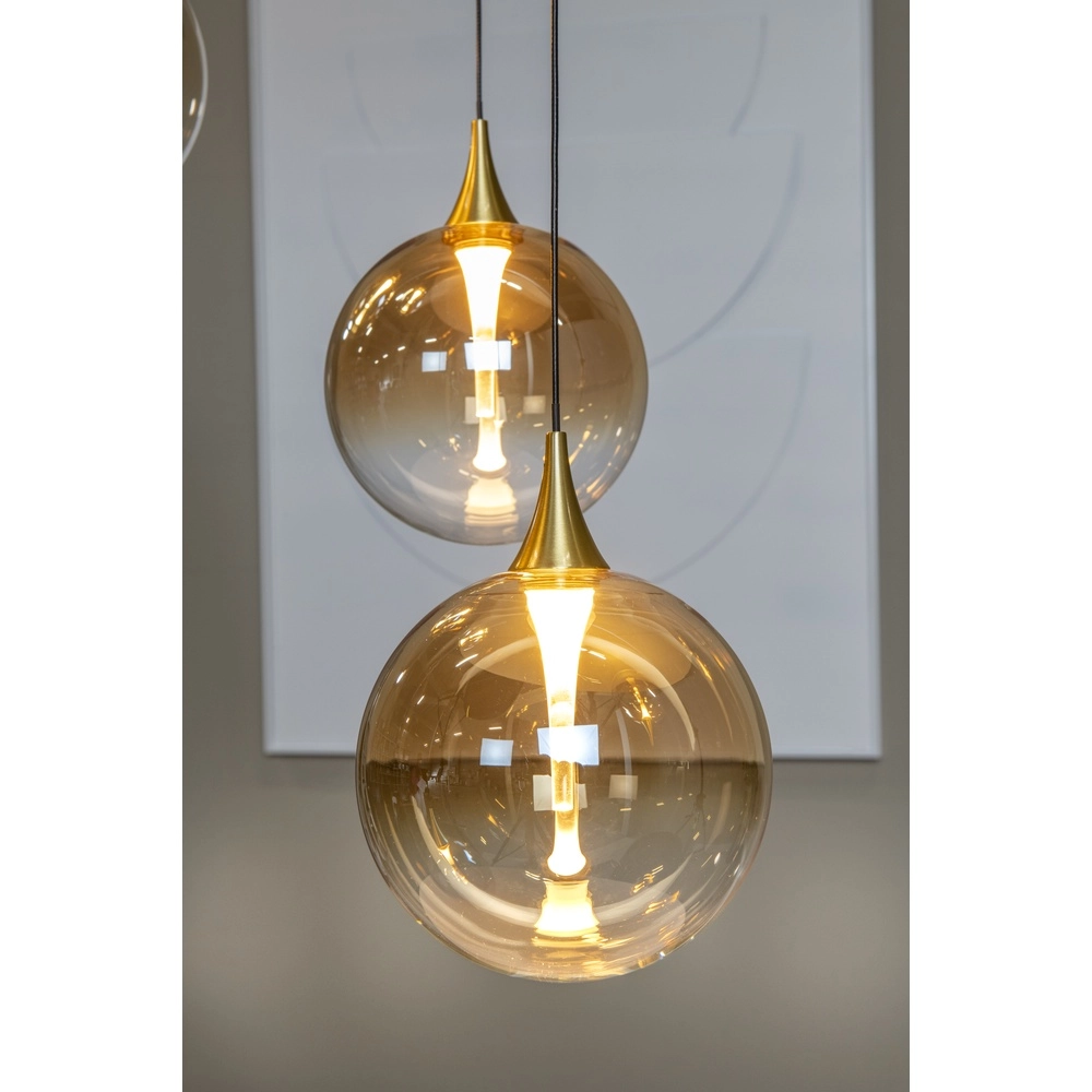 Suspension LED de conception Gisela décoloration - 5x Ø 16cm Premium by Lucide 5411212134813