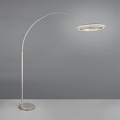 Lampe de pied Amador nickel Trio 4017807688184