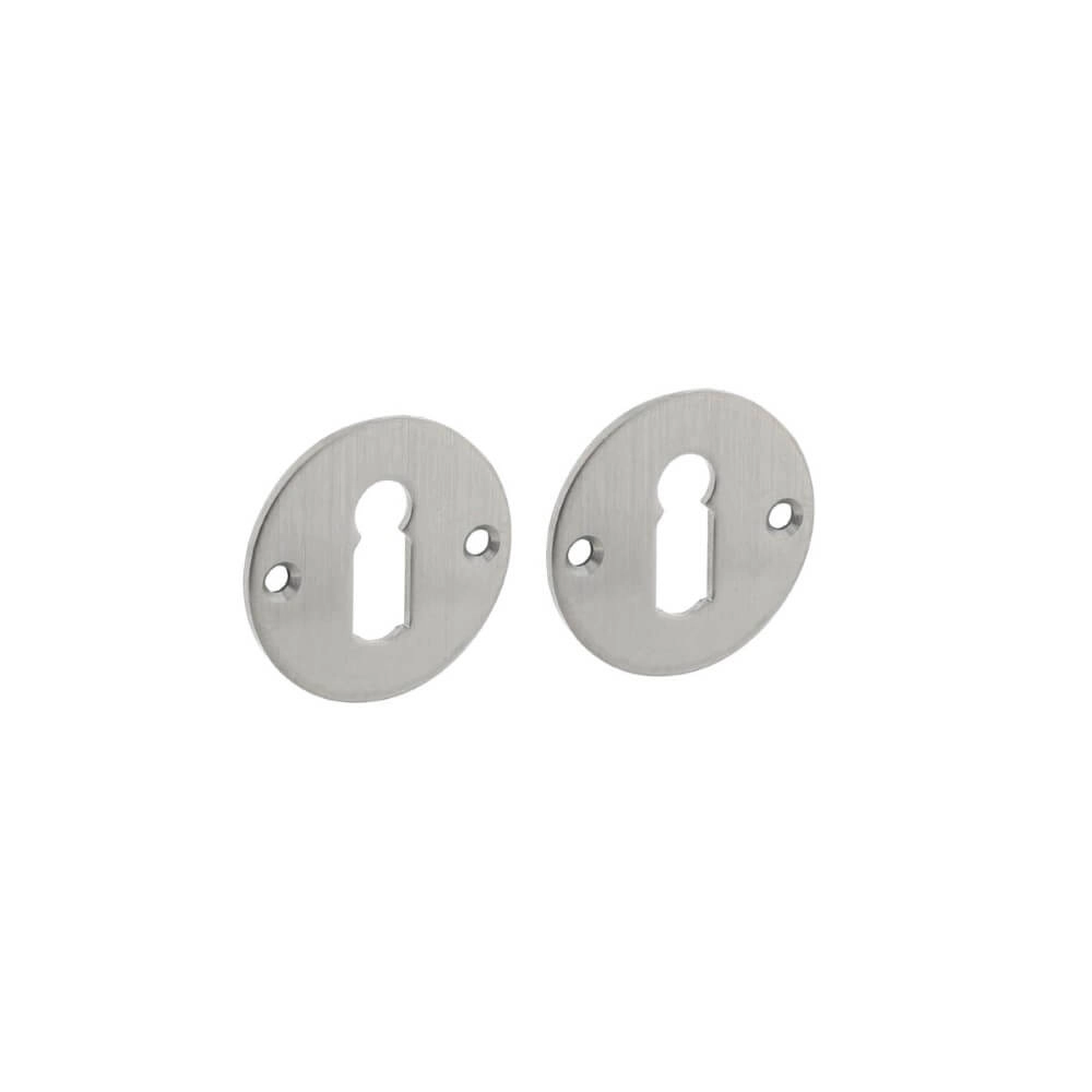 Lot de 2 rosaces clés Tira rond en acier inoxydable 2mm Lot de 2 rosaces clés Tira rond en acier inoxydable 2mm