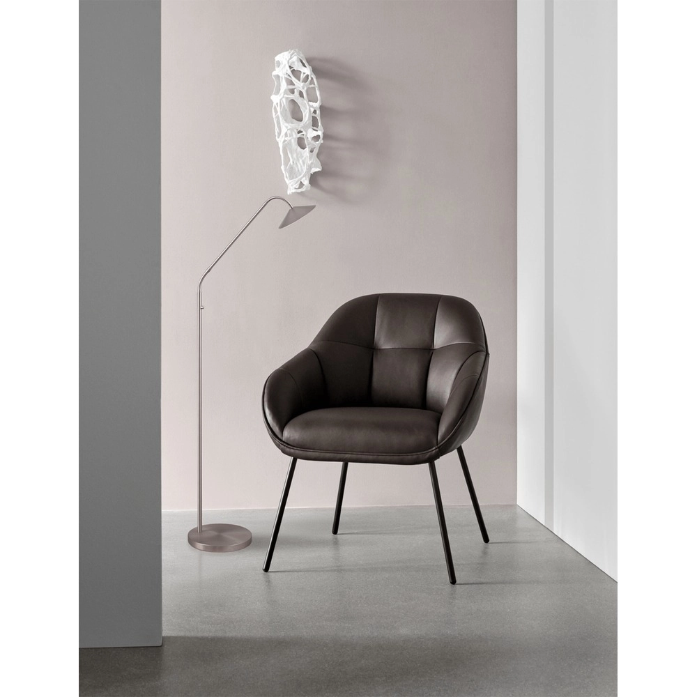 Lampe de lecture au sol Ceppo nickel Masterlight 8718121347998