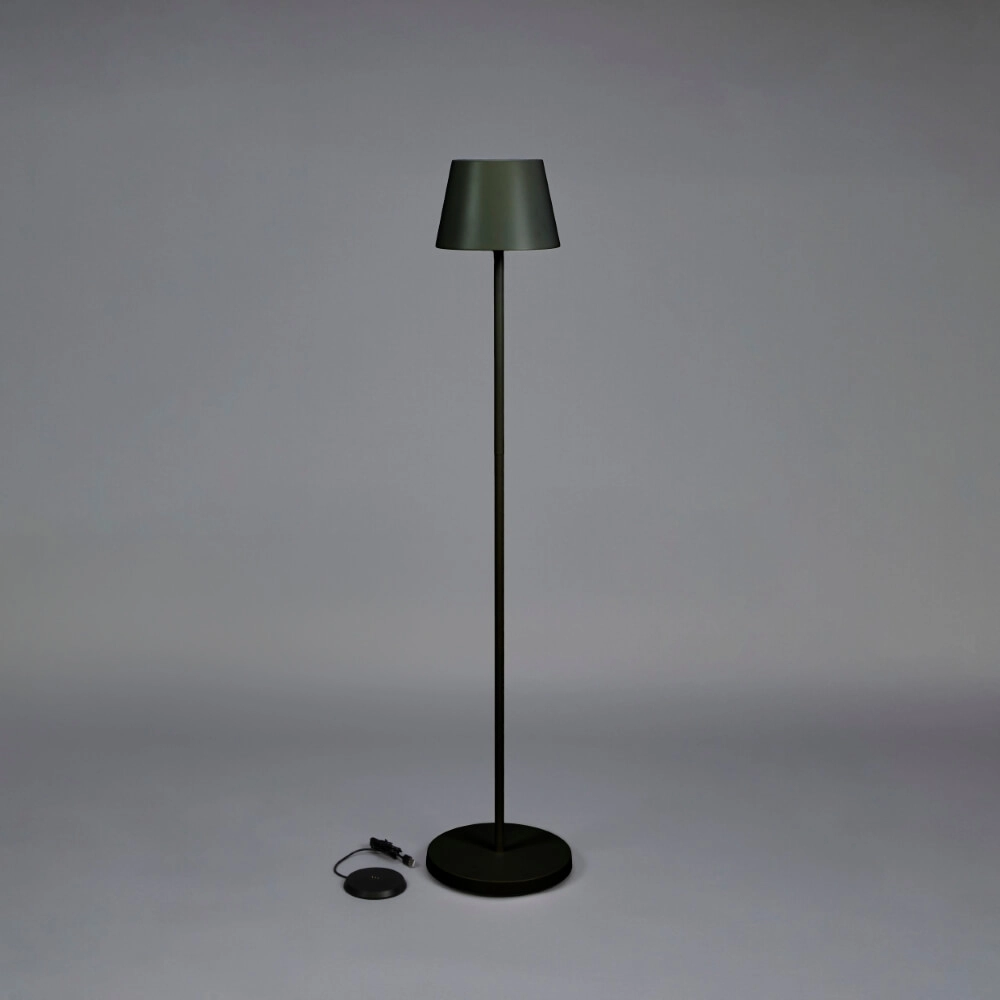 Lampadaire rechargeable Pomezia Medium noir KonstSmide 7318307841756