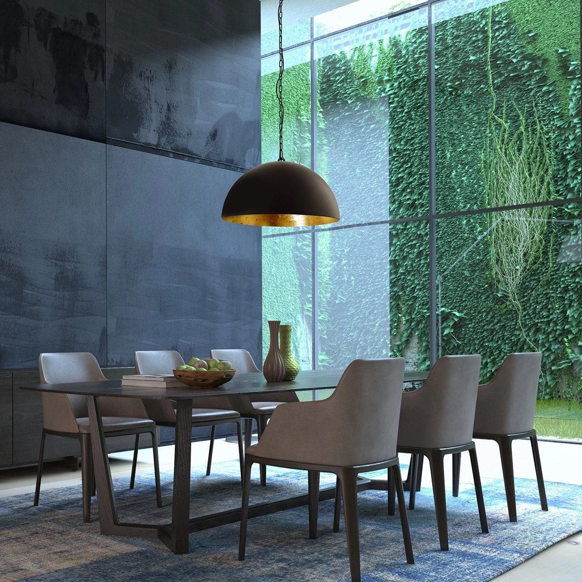 Lampe suspendue de bureau Semicirkel Ø 50 cm Steinhauer 8712746131048