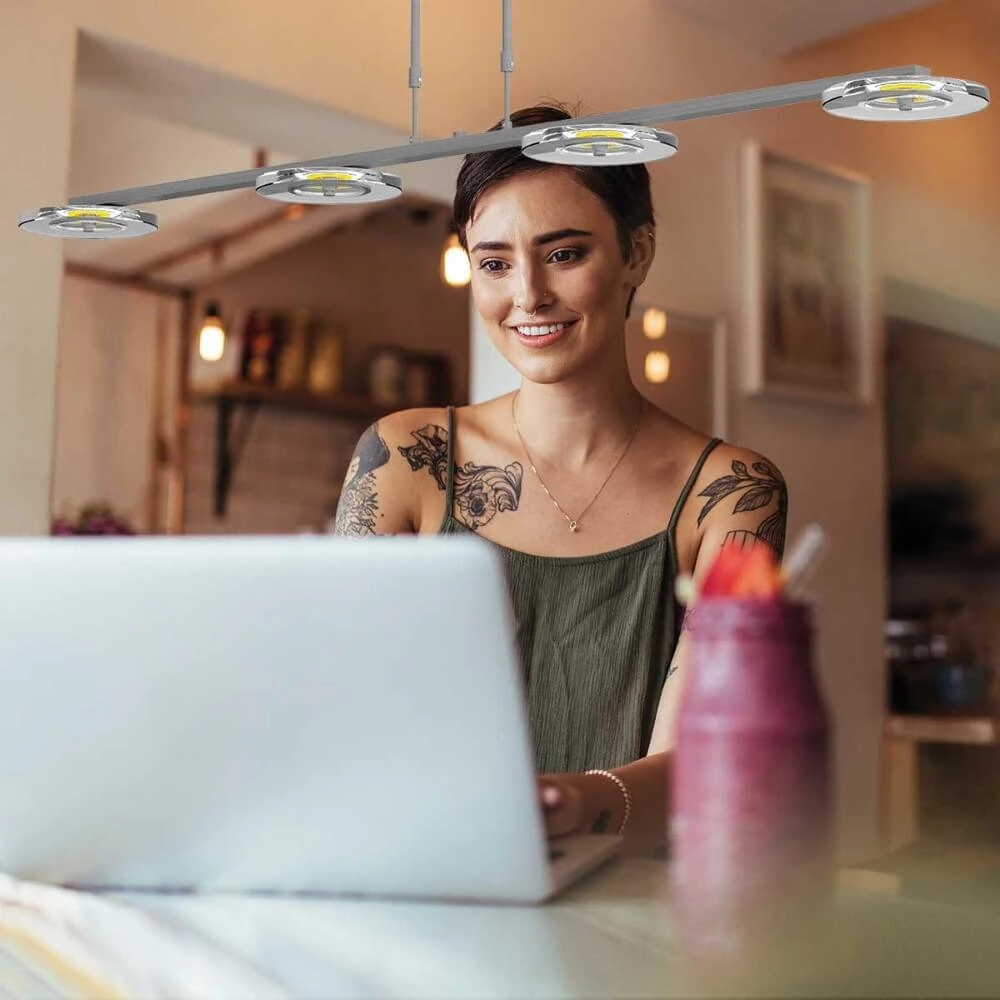 Lampe de bureau LED en acier inoxydable Turound Steinhauer 8712746166958