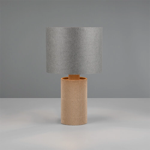 Lampe de table en bambou Canio Ø 16 cm Trio 4017807617221