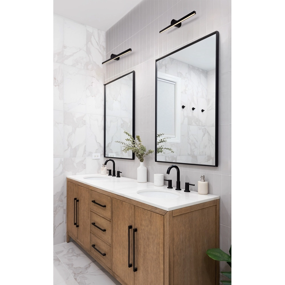 Applique murale design Breggo noir 61cm