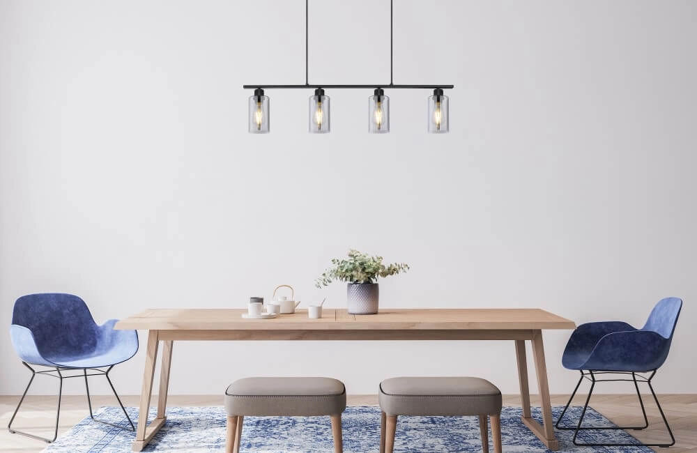 Lampe suspendue Hadera avec verre fumé Globo 9007371411849