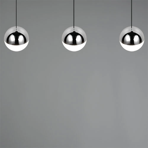 Lampe pendante à 3 lampes Senta Chrome Trio 4017807685831