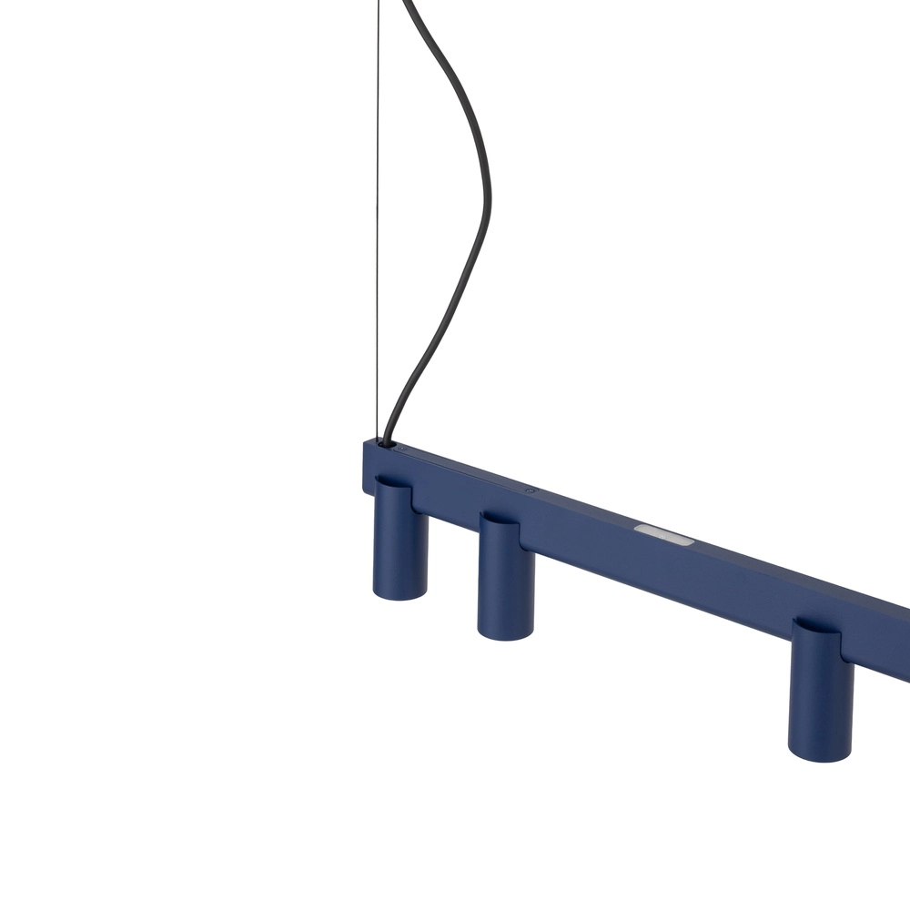 Lampe pendante de conception Fourty Bleu marine 8 clairs Lyora 5903139122900