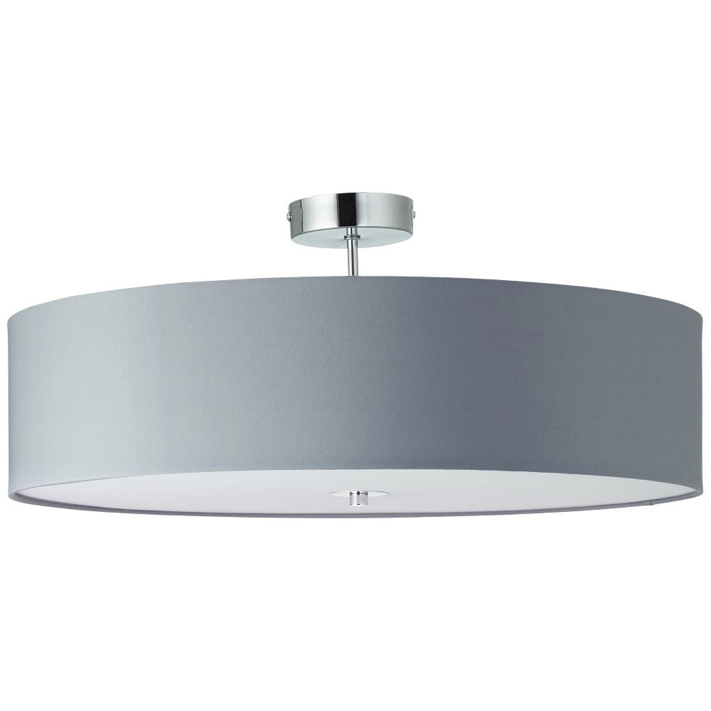 Plafonnier gris Andria Ø 60cm Brilliant 4004353235870