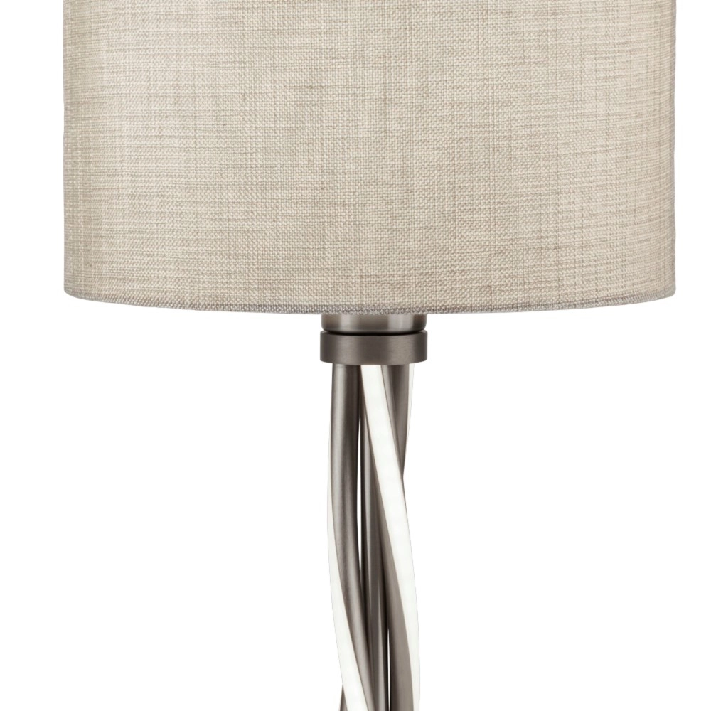 Lampe de table Vegas gris avec taupe Searchlight 5053423138985