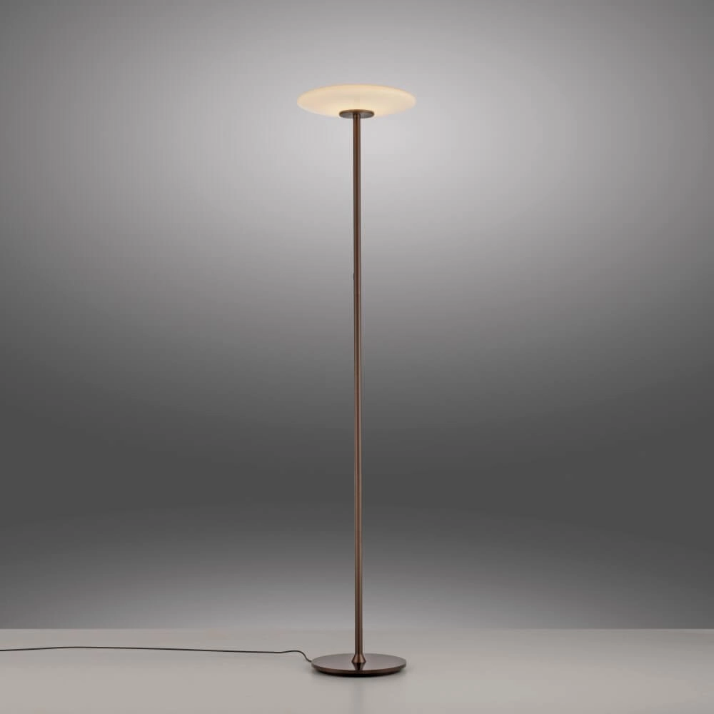 Lampadaire design Pure Vitrum brun Paul Neuhaus 4012248382714