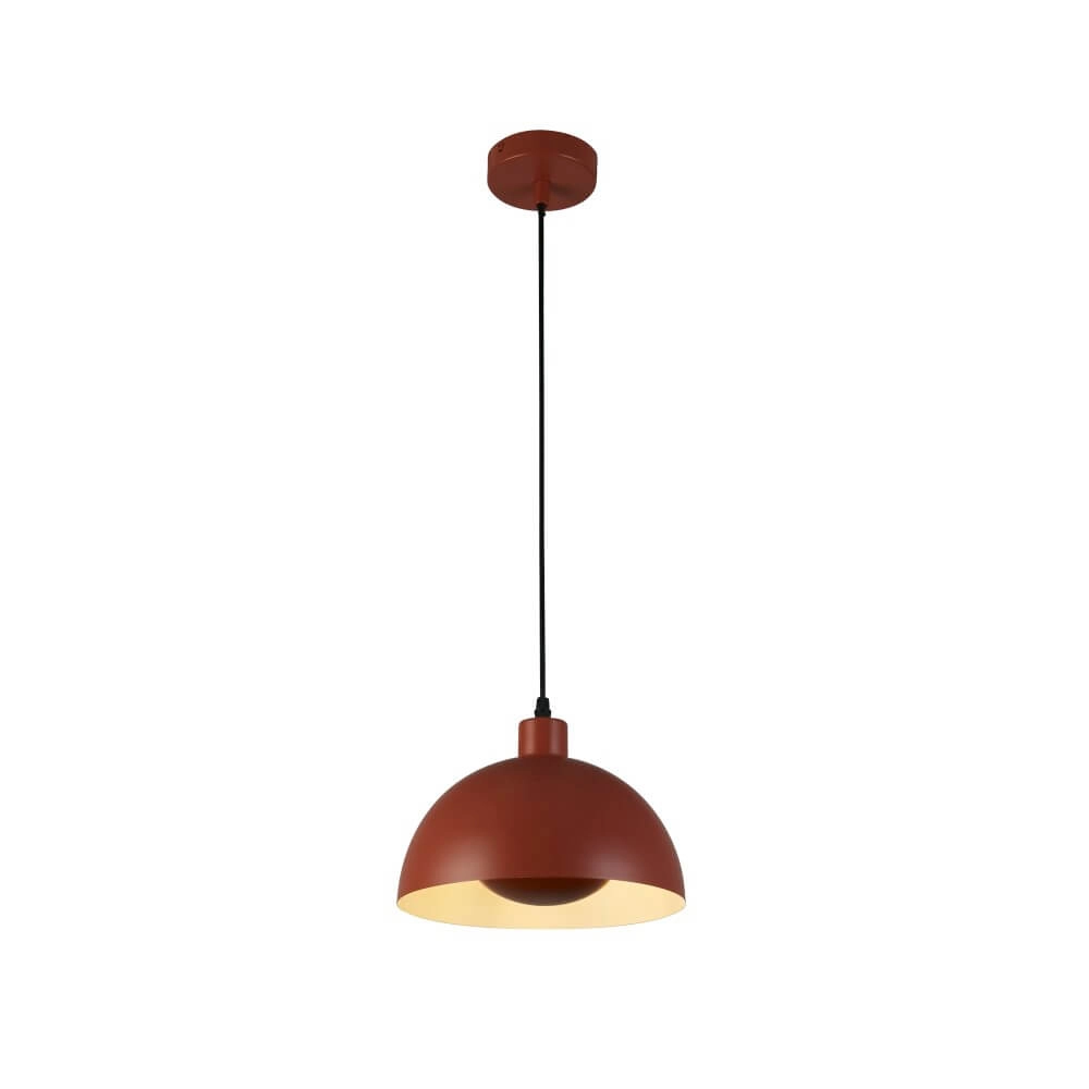 Suspension orange Mars abat-jour 31cm de haut