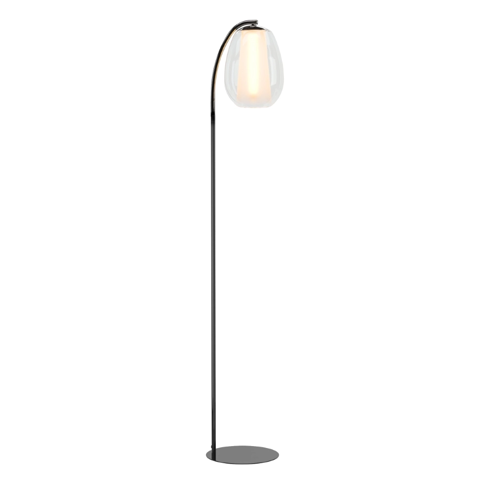 Design floor lamp Menorca grey