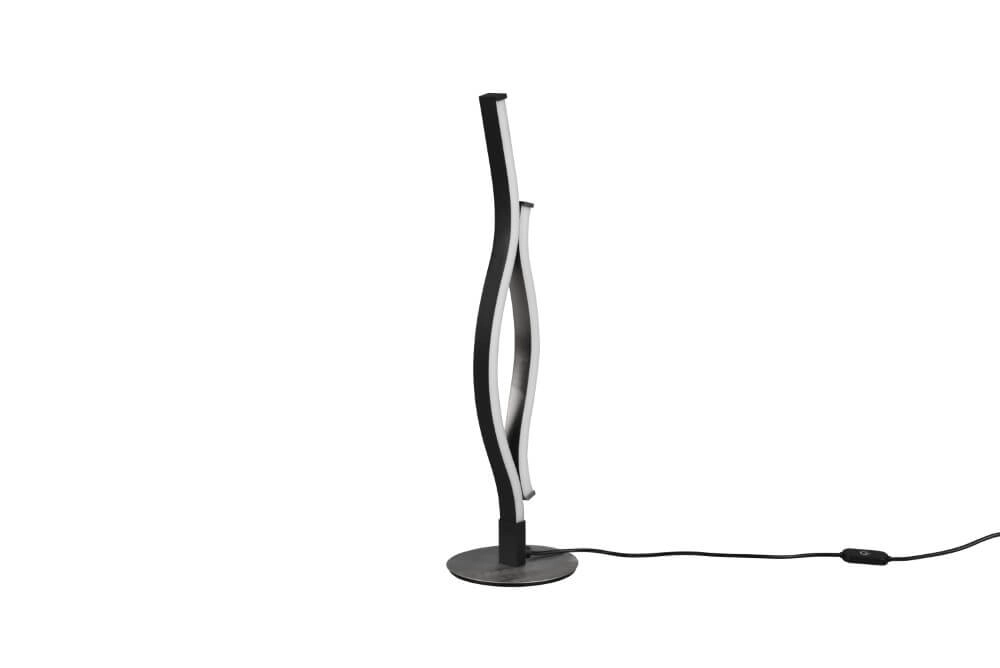 Lampe de table Blaze noir avec métal Trio 4017807540284