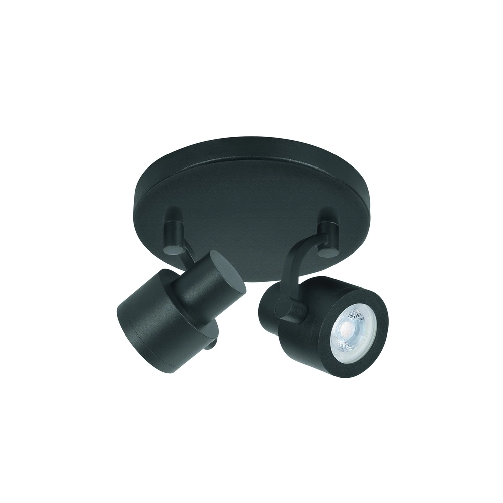 Moquerie Alto Noir 2 lumières rond Moquerie Alto Noir 2 lumières rond
