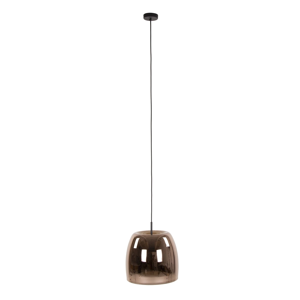 Lampe suspendue en verre Drift Ø 35cm - verre en cuivre Lyora 8716803512702