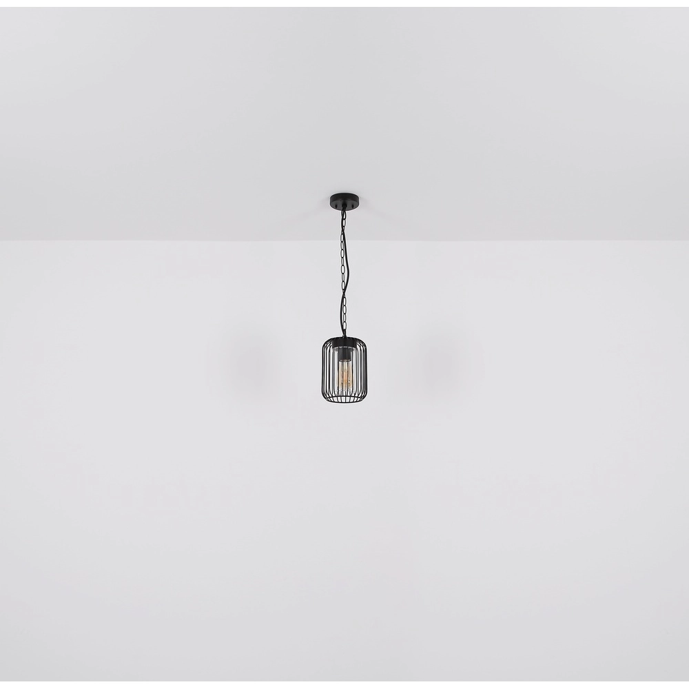 Lampe suspendue Nina Noir pour l’extérieur Globo 9007371435340