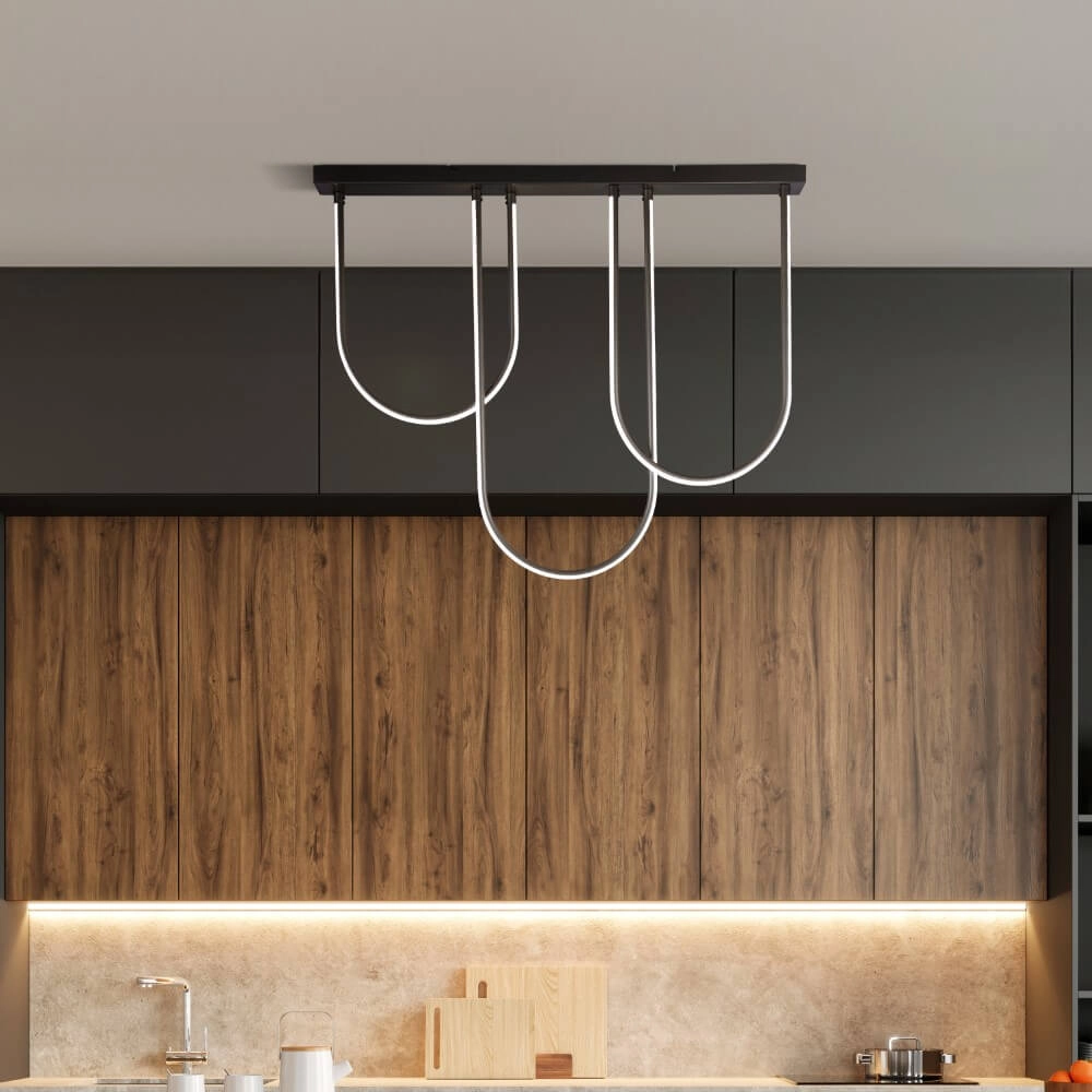 Plafonnier Chime noir Searchlight 5053423274515