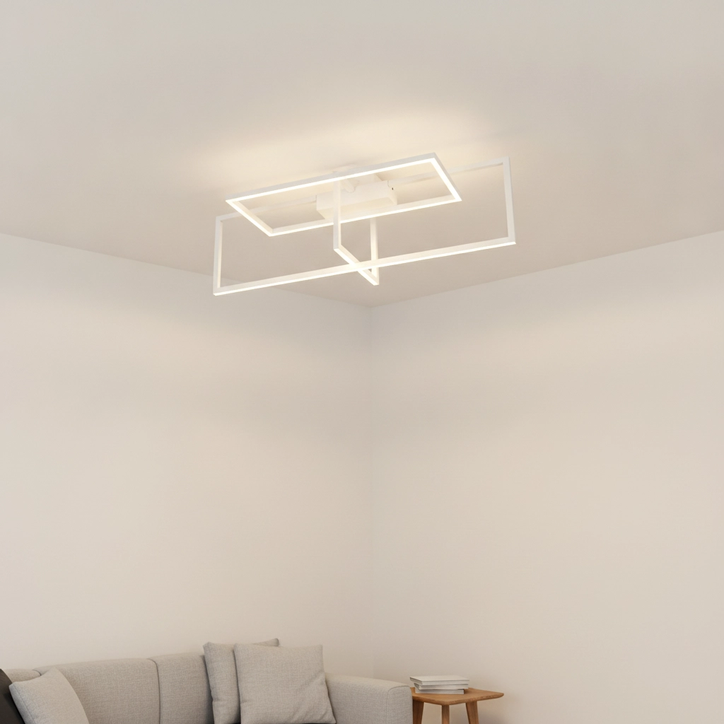 Plafonnier Clea blanc 92cm